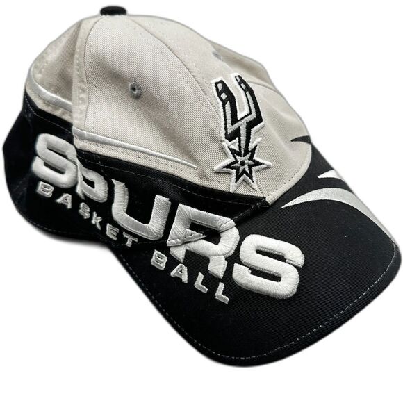 Franchise Club San Antonio Spurs Embroidered Adjustable Cap - Unisex One Size - Picture 1 of 6